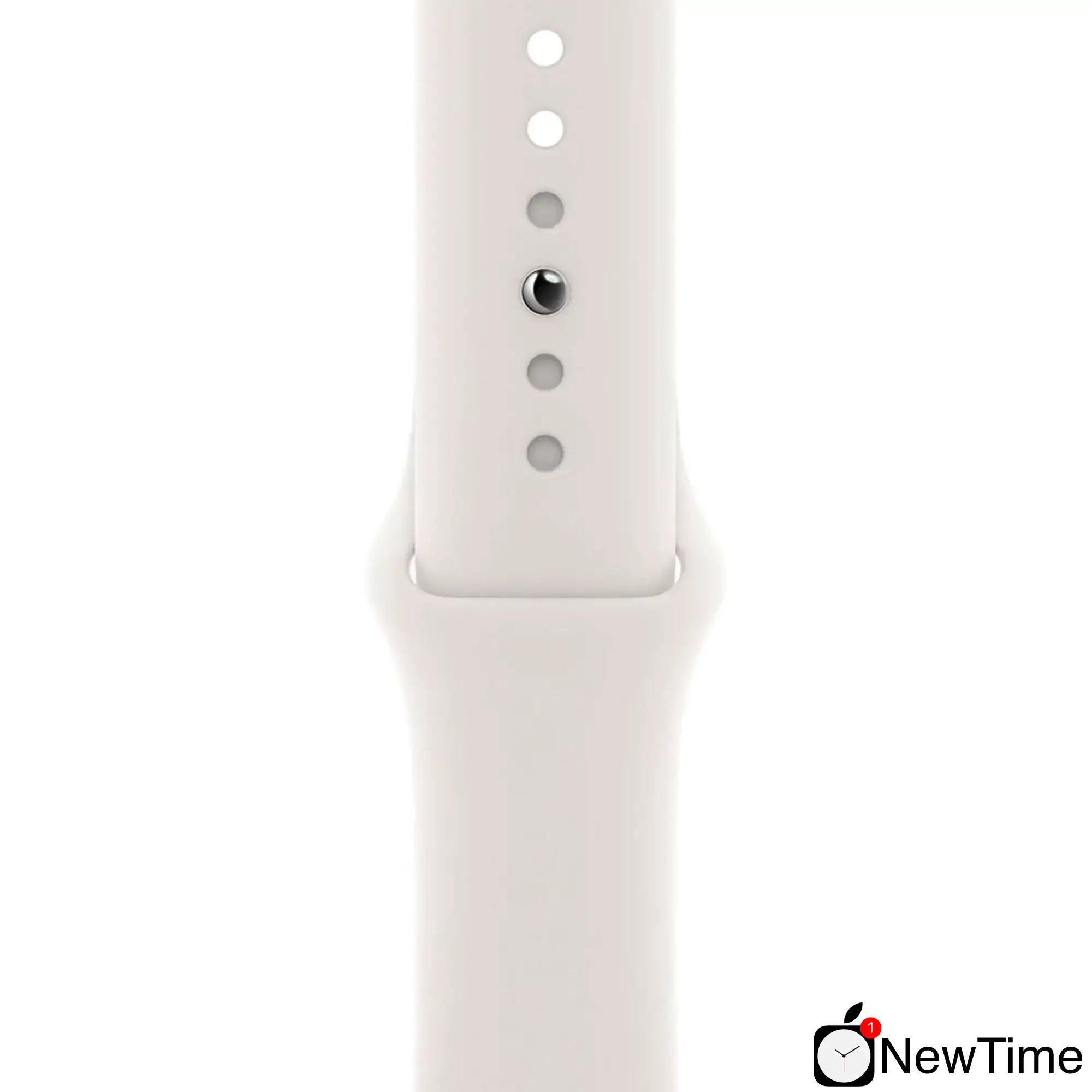 Apple Watch Series 6 GPS + Cellular 40mm Silver Stainless Steel Case with White Sport Band (M02U3, M06T3)